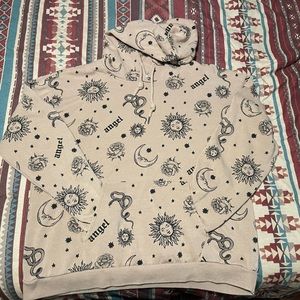 Printed pullover sweater